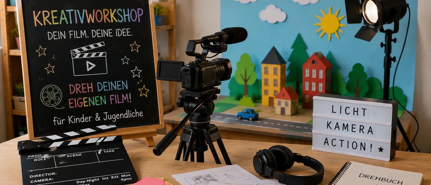 Kreativworkshop | Beispielbild, KI-generiert Film-Workshop