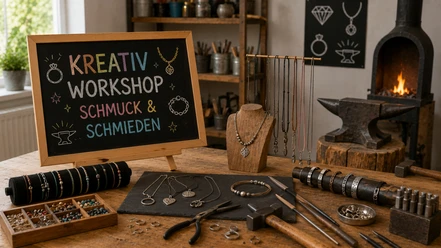 Creative workshop | sample image, AI-generated Schmiede-Workshop