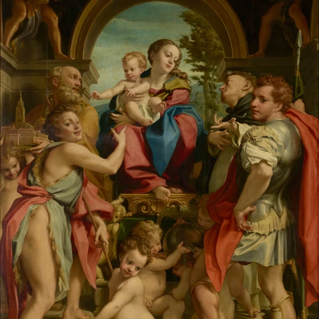 Die Madonna des heiligen Georg