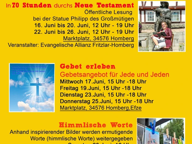 In 70 Stunden durchs Neue Testament