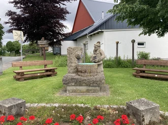 Sculptuur "Der Bleiwäscher" | Bad Wünnenberg-Bleiwäsche Skulptur "Der Bleiwäscher"