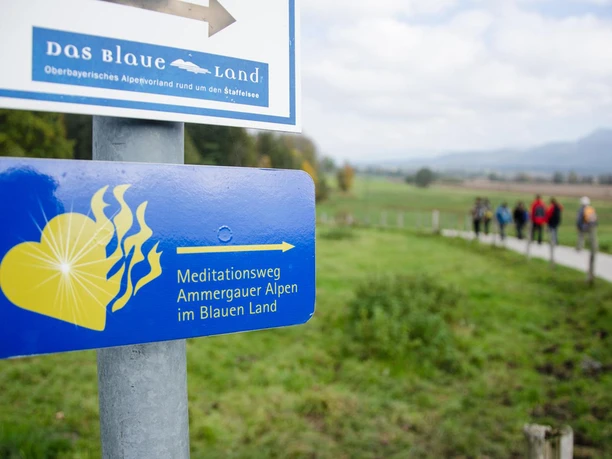 Fernwanderweg - Meditationsweg, erste Etappe - Unterwegs auf dem Meditationsweg