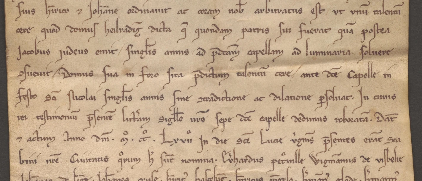 „Berner kleine Aruch" Asher ben Jakob ha-Levi, Sepia auf Pergament, Ashkenaz 1290 © Burgerbibliothek Bern, Cod. 200