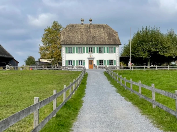 Die Wanderung endet auf der Insel Ufnau