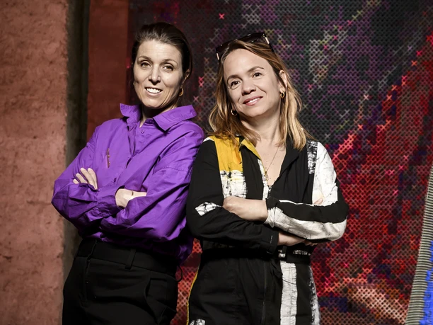Die Künstlerinnen Carla Hohmeister und Beate Frommelt (Copyright by Geri Born)