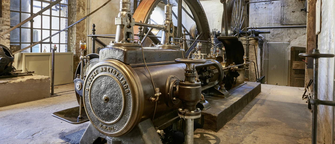 Dampfmaschine der Tuchfabrik Müller