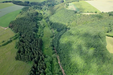 Luftbild Höddelbachtal