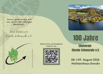 Programm 100 Jahre EV Einruhr Erkensruhr Kopie