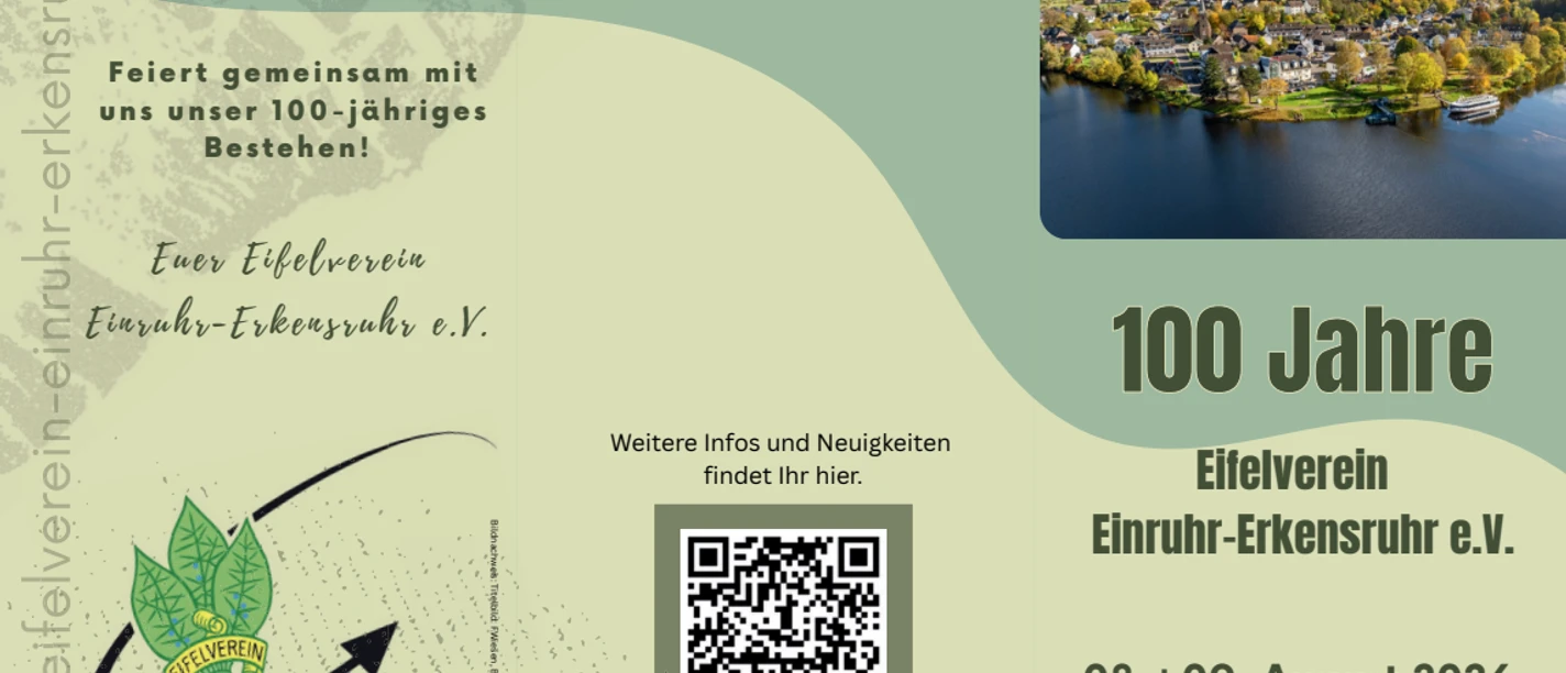 Programm 100 Jahre EV Einruhr Erkensruhr Kopie
