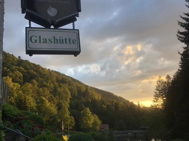 Glashütte Abendstimmung
