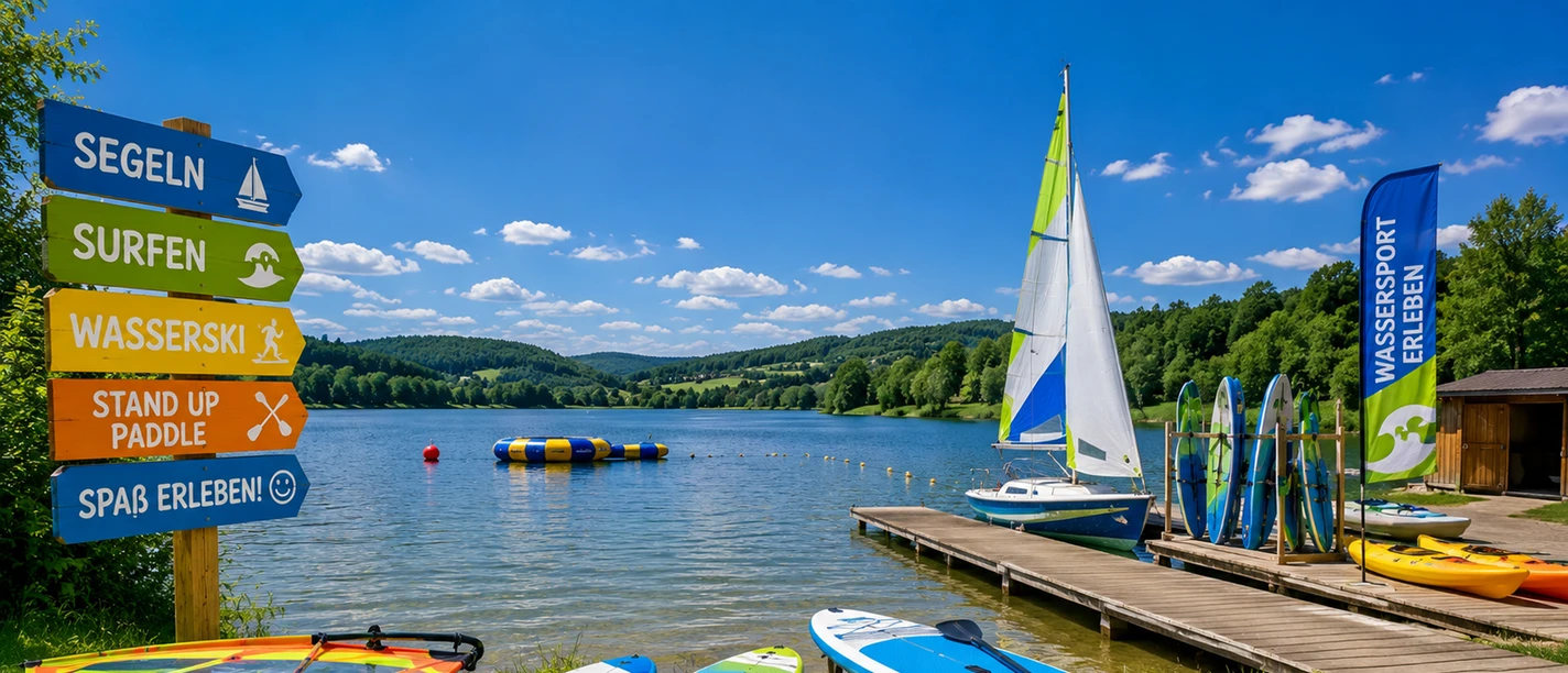 Water Sports | Sample image, AI-generated Wassersportangebot