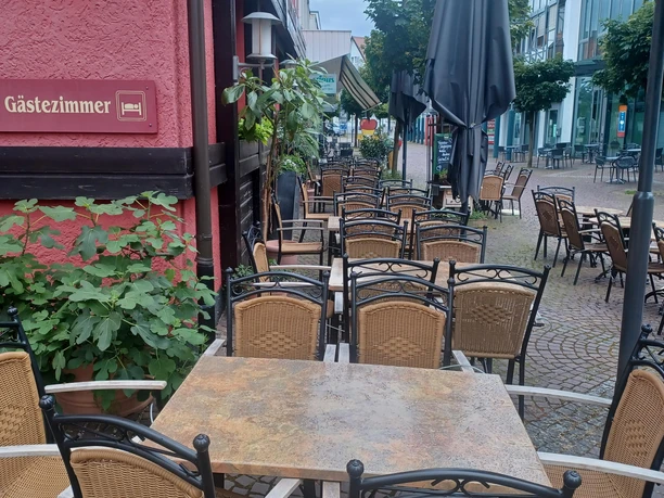 Außenansicht Bestuhlung