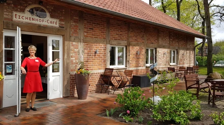 Eingangsbereich des Café Eichenhof Eingangsbereich des Café Eichenhof