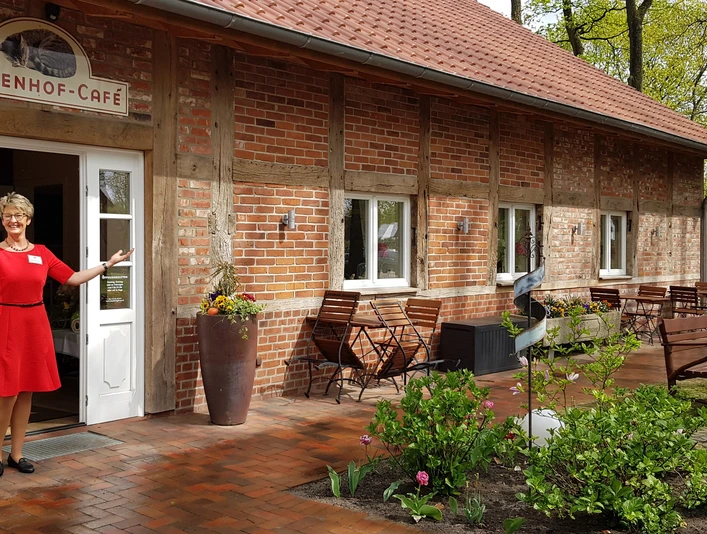 Eingangsbereich des Café Eichenhof Eingangsbereich des Café Eichenhof