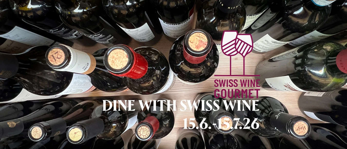 Dine with swiss wine