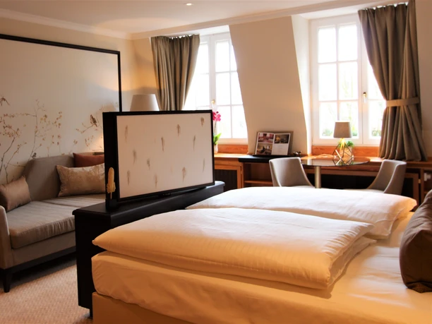 Doppelzimmer im Landhaus Wachtelhof Tweepersoonskamer bij Landhaus Wachtelhof