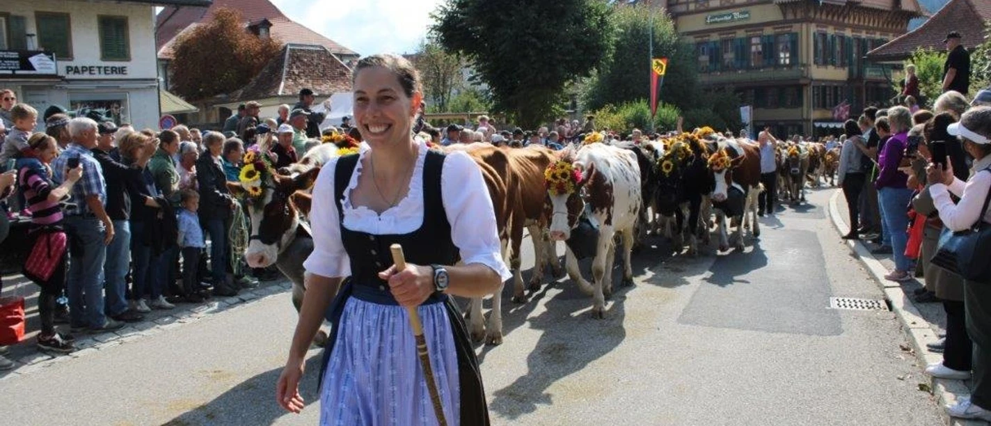 Alpabfahrt Emmental Titelbild Guidle 26