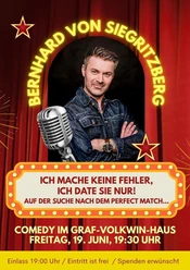 Eintrittsplakat Comedy Naumburg Hessen