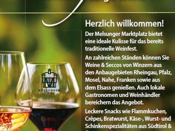 Weinfest Postkarte vorne