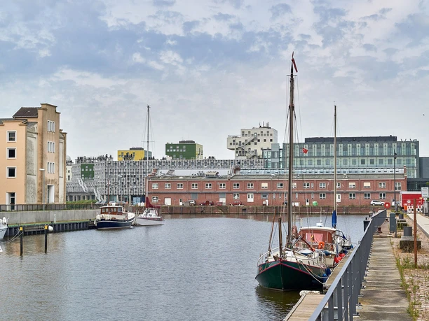 Stadtansichten von Bremerhaven Handelshafen Bremerhaven