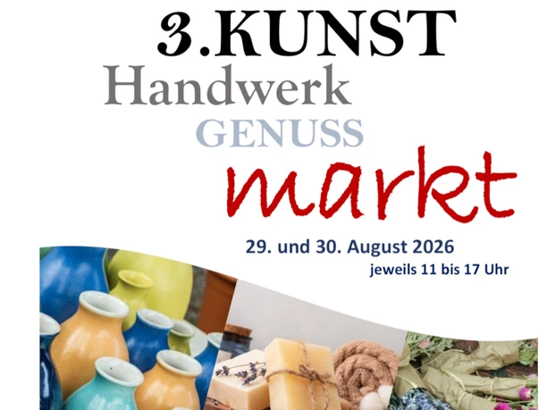 Plakat Kunst-Handwerkermarkt 2026 Besucher-Bergwerk Kleinenbremen Plakat Kunst-Handwerkermarkt 2026 Besucher-Bergwerk Kleinenbremen