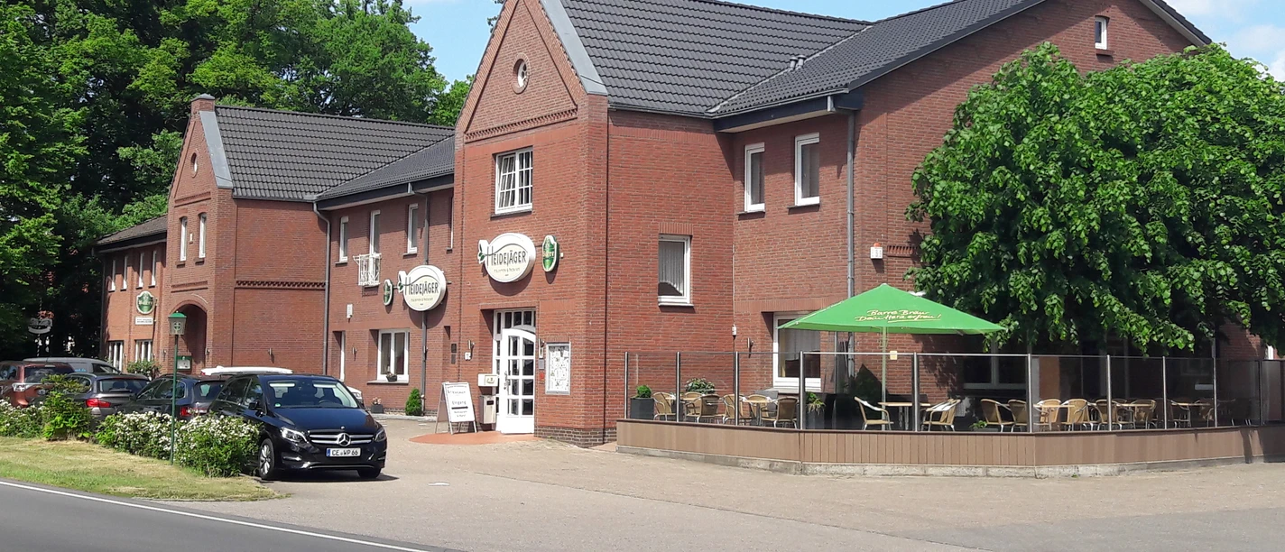 Aussenansicht vom Kräuterhotel Heidejäger in Mulmshorn Aussenansicht vom Kräuterhotel Heidejäger in Mulmshorn