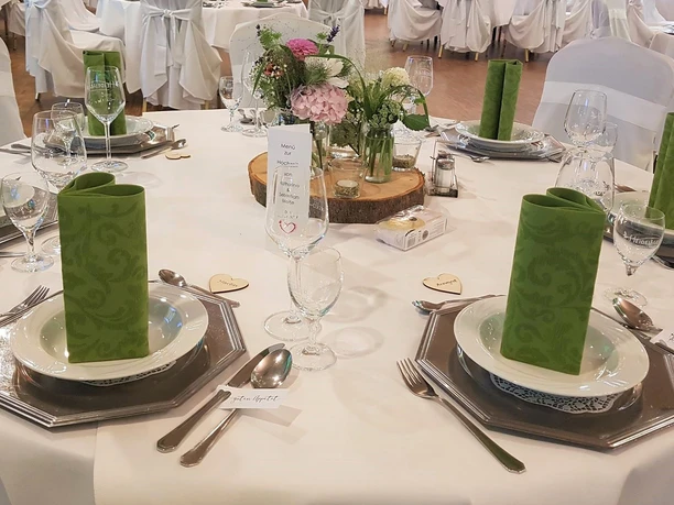 Set table at Restaurant Heidejäger