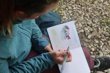 Reiseskizzen mit Aquarell