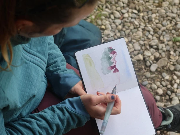 Reiseskizzen mit Aquarell