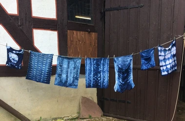 Textil Blaufärben Freilichtmuseum Hessenpark