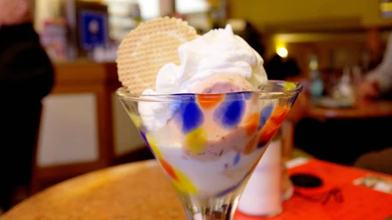 Eisbecher im Café Klatsch Eisbecher im Café Klatsch