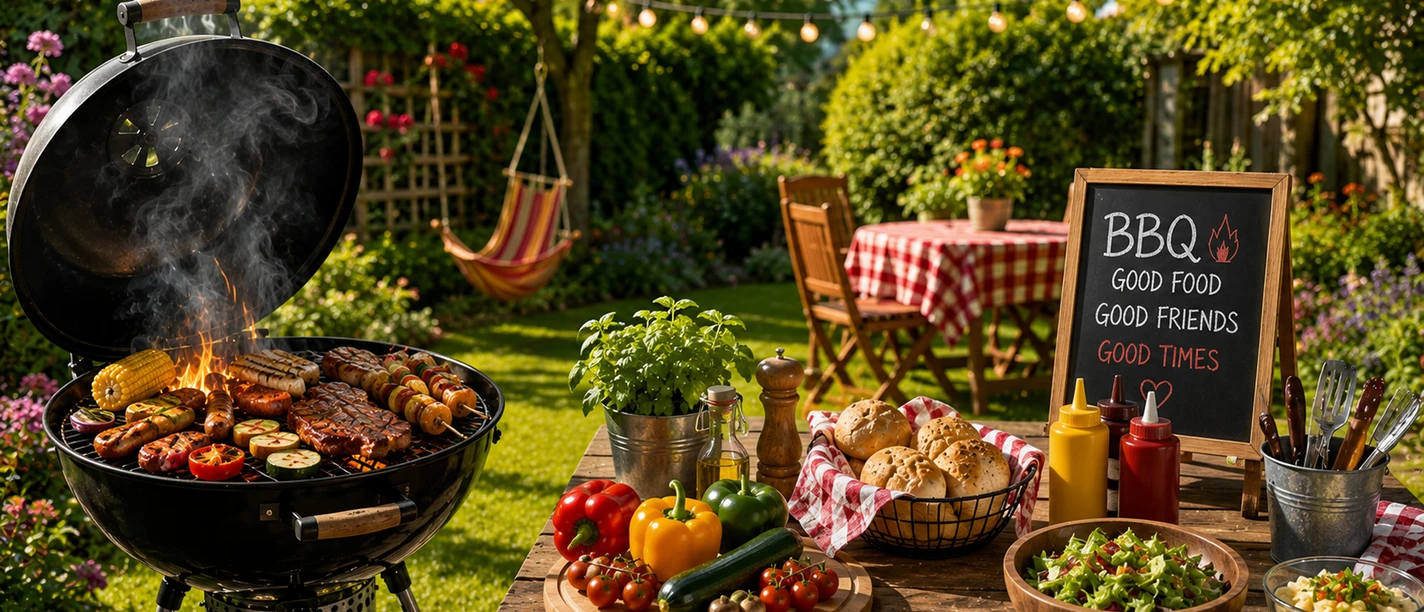 BBQ | Sample image, AI-generated Grillen
