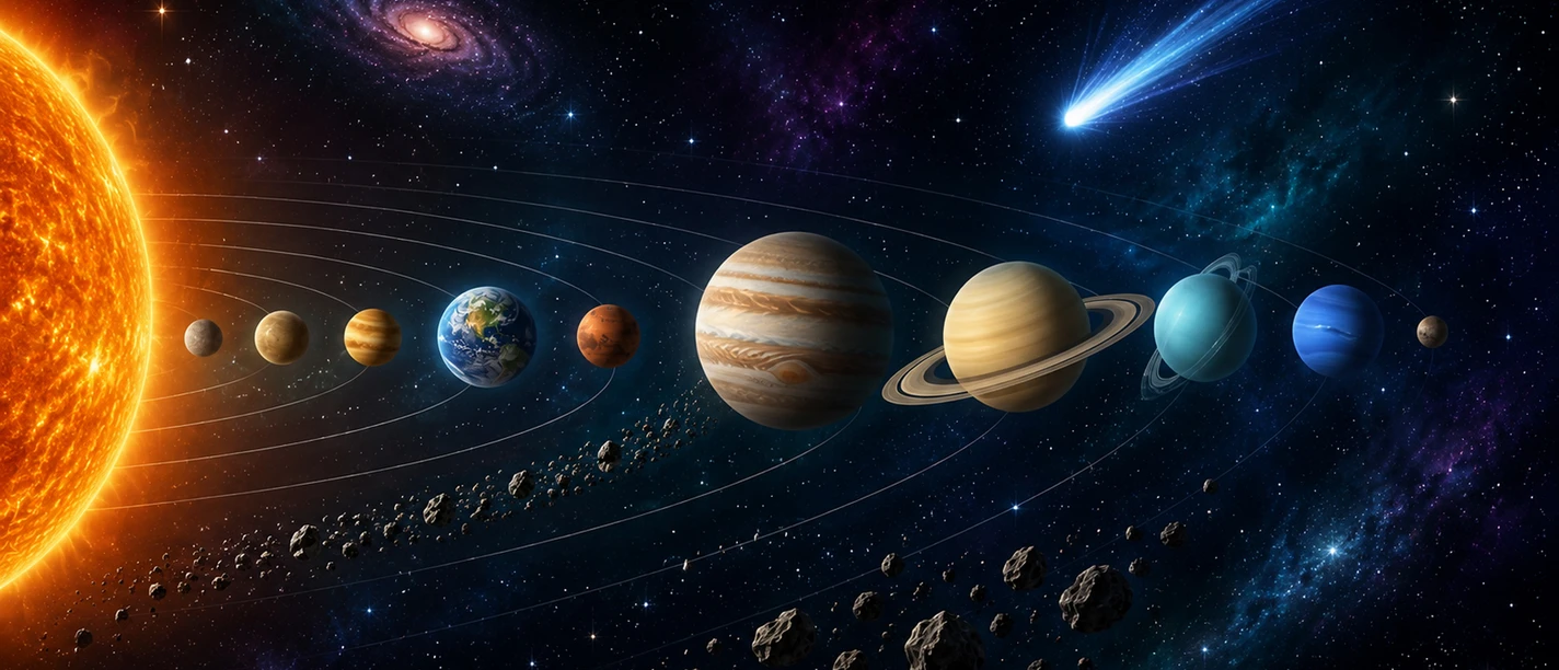 Space | Sample image, AI-generated Planeten