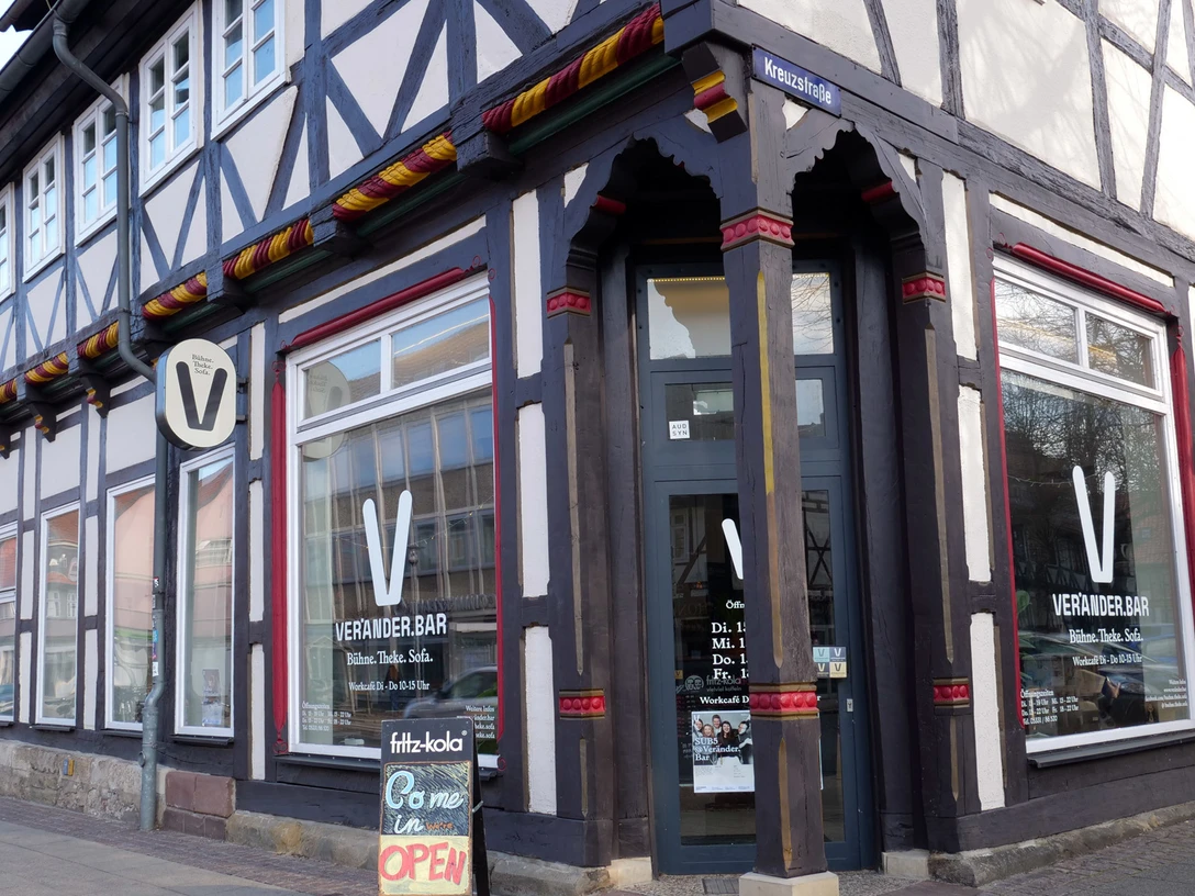 Veränder.bar Wolfenbüttel AußenansichtVeränder.bar Wolfenbüttel Exterior viewVeränder.bar Wolfenbüttel Udsigt udefraVeränder.bar Wolfenbüttel Buitenaanzicht