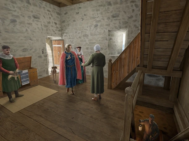 360Grad Bild Burg Kastelen Eingangsgeschoss Joe Rohrer