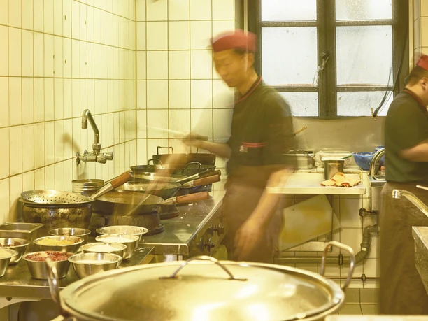 Wok In: Offene Küche Wok In: Offene Küche