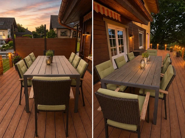 großzügige Terrasse