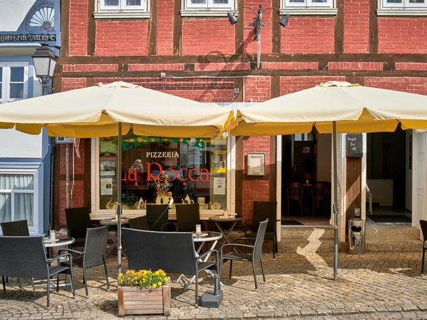Eiscafe La Rocca Außenansicht