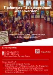 Tischmesse Flyer