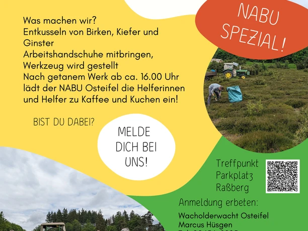 Plakat Natur Schutz treffen