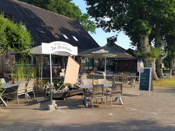 Gutes Wetter können Sie in unserem Biergarten genießen