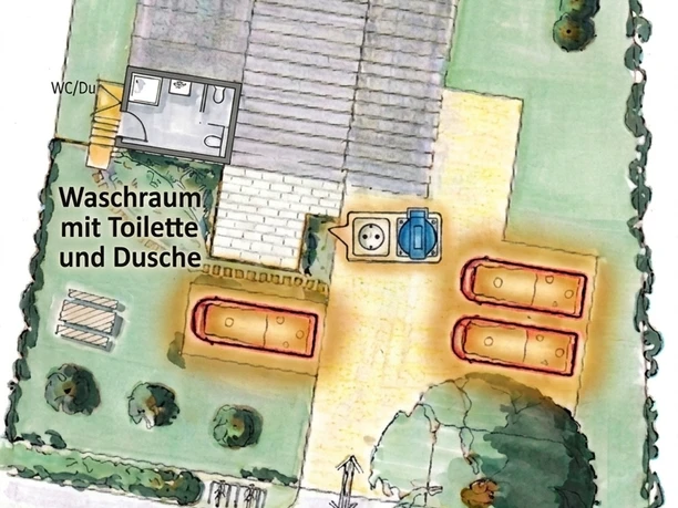 Lageplan - Wohnmobilstellplatz Brauel