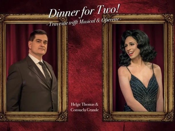 Plakat Dinner for two mit Consuela Grand & Helge Thomas am 05.09.26 in Peine