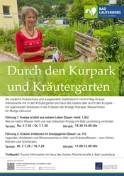 Kurpark_Kräutergarten.jpg Plakat zu den Führungen durch Kurpark und Kräutergarten