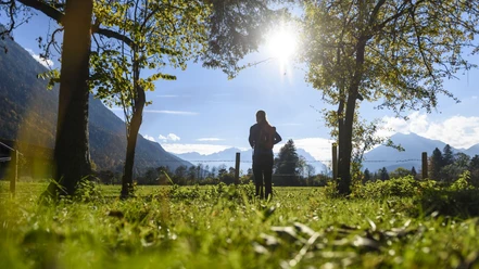 Oberau in Richtung Farchant