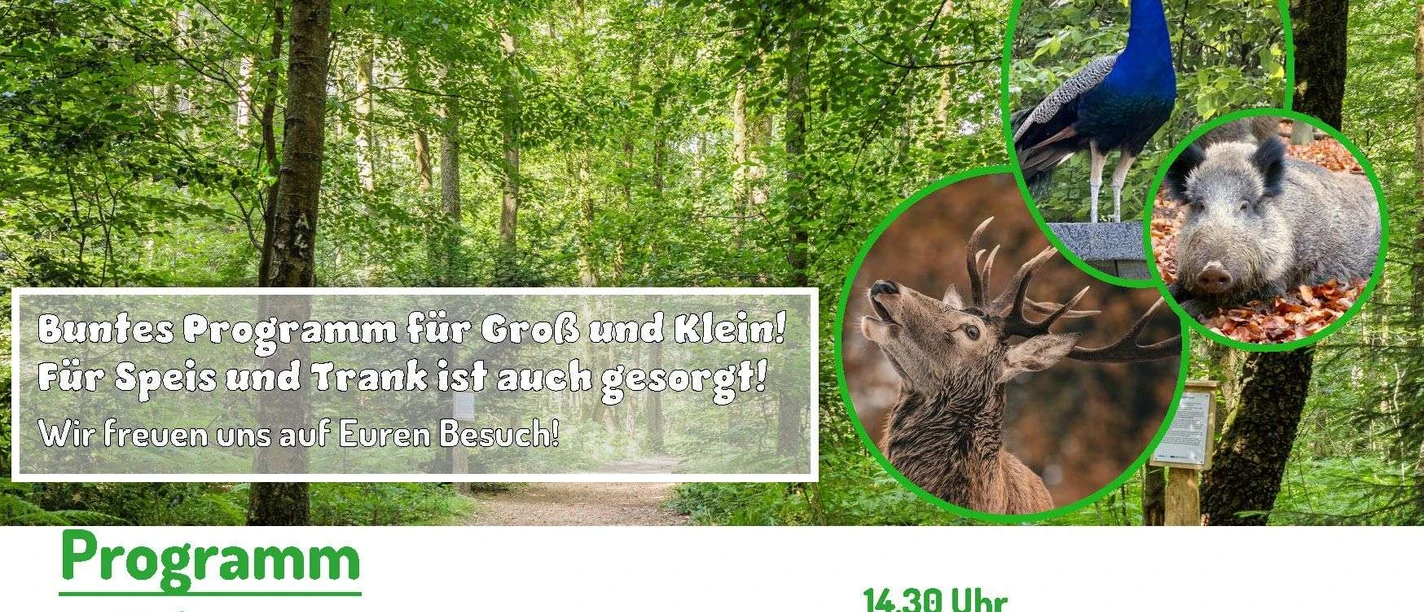 60 Jahre Wildpark Wiehl Plakat zum Jubiläum 60 Jahre Wildpark Wiehl am 28. Juni 2026 mit Programm und Tierfotos