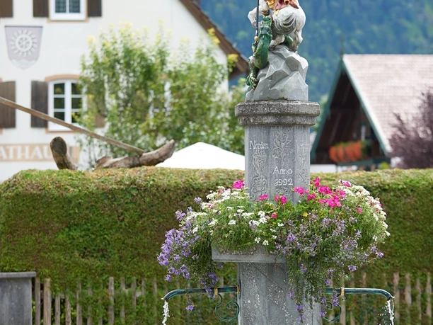 Oberau im bayerischen Zugspitzland
