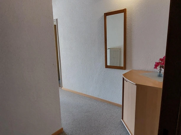 Sicht von Eingangstüre mit Gang
