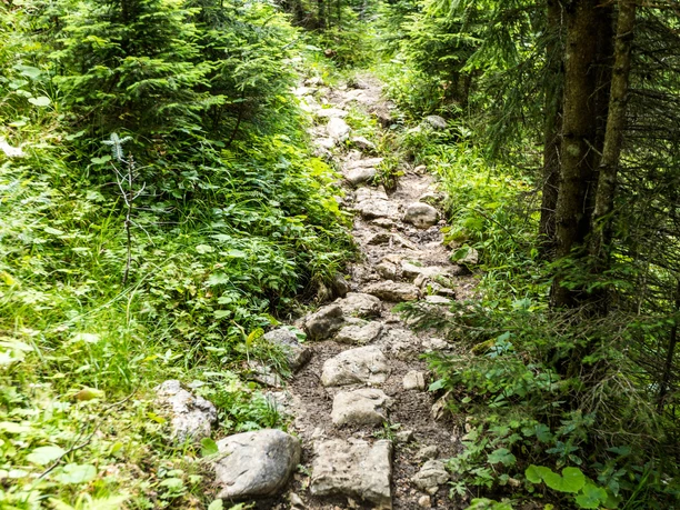 Jägersteig mit Wasserfall