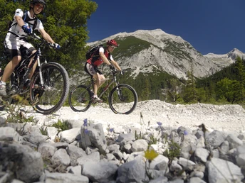 Mountainbiken in der Alpenwelt